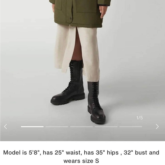 Canada goose trillium parka in military green - Picture 3 of 6